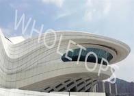 White Color PVDF Coating Hyperbolic Aluminum Panel For Curtain Wall