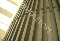 PVDF Coated 2.0MM Aluminum Facade Panels Decorative Metal Sheet  For Building