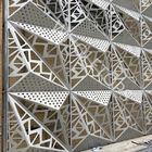 3.5mm 3.0mm 3d Facade Panels Hotel Decoration Metal Facade Cladding