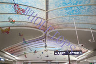 Fire Resistance 1.5MM-8.0MM Perforated Aluminum Ceiling Panels PVDF Coated