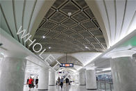 4.5MM 600mm Width Perforated Aluminum Panel For Airport Rail Way Station BRT