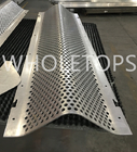 Irregular Decorative Holes Perforated Aluminum Sheet By CNC Machining