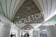 1100 Aluminum 8.0mm Laser Cut Facade Panels / Sgs For Wuhan Metro Caidian Line Crab Point Station