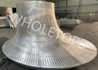 Welding Joint Perforation Curved Aluminum Panels  2.5mm Thickness