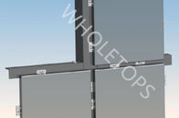 SGS 2.5mm 3.0mm Outdoor Aluminum Panels / Aluminum Rainscreen Cladding Panels