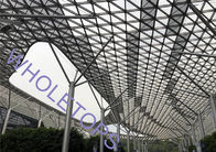 High Strength 800×800mm 6.0mm Perforated Metal Panel Facade For Exhibition Center