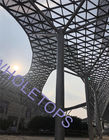 High Strength 800×800mm 6.0mm Perforated Metal Panel Facade For Exhibition Center
