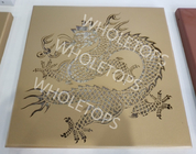 4.0mm Thickness Decorative Aluminum Panel With Pattern Cutting