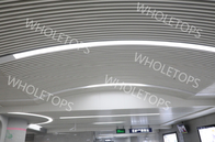 20mm Decorative Aluminum Ceiling Stretch Bending Square Tube Profile Wavy Shape