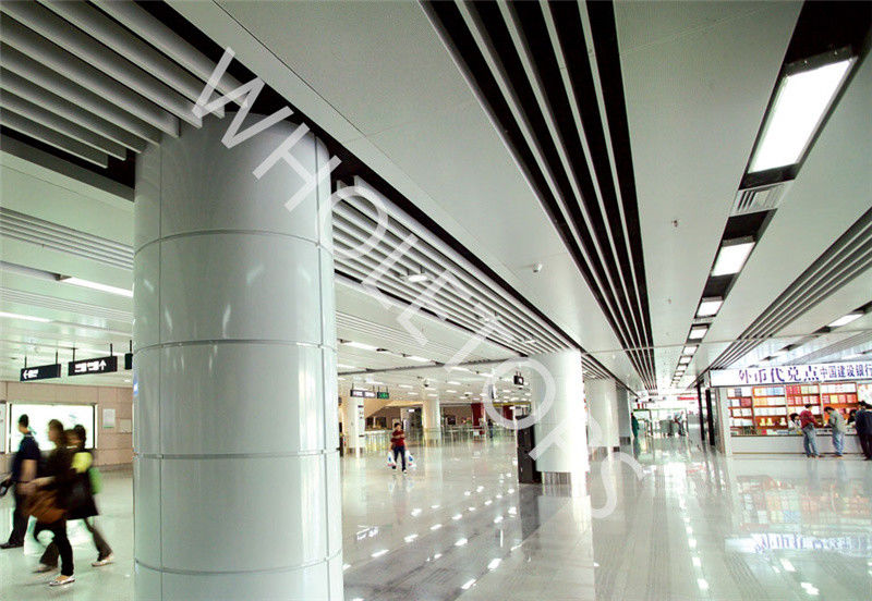 PVDF Coated 5.0mm Thick Aluminum Roofing Panel For Airport Decoration